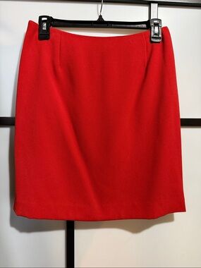 Women's Red Pencil Skirt - Sleek Office to Evening Style
